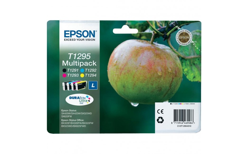 Epson T1295 Apple Ink CMYK MP4