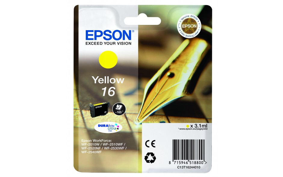 Epson T1624 16 Pen&Crossw Ink YE