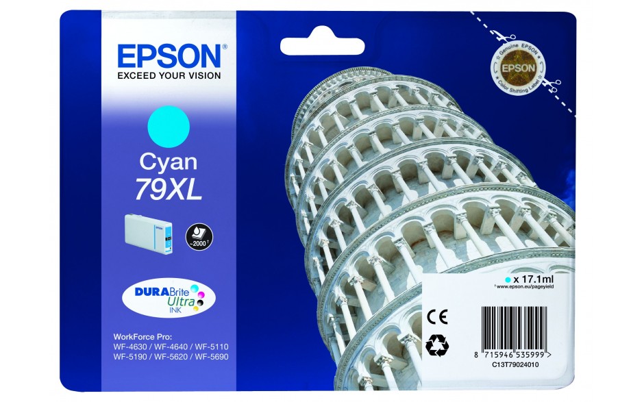 Epson T7902 79XL Tower Pisa Ink CY