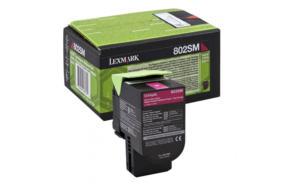 Lexmark 80C2SM0 Magenta Toner