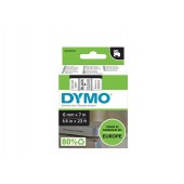 Dymo S0720770 D1 tape 6mmx7m BK/TR