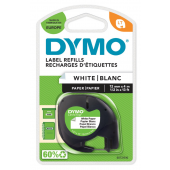 Dymo S0721510 tape 12mm x 4m BK/WH