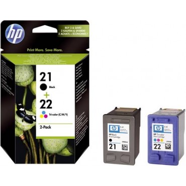 HP 21 ink.crt.BK/3-col 2P (SD367AE)