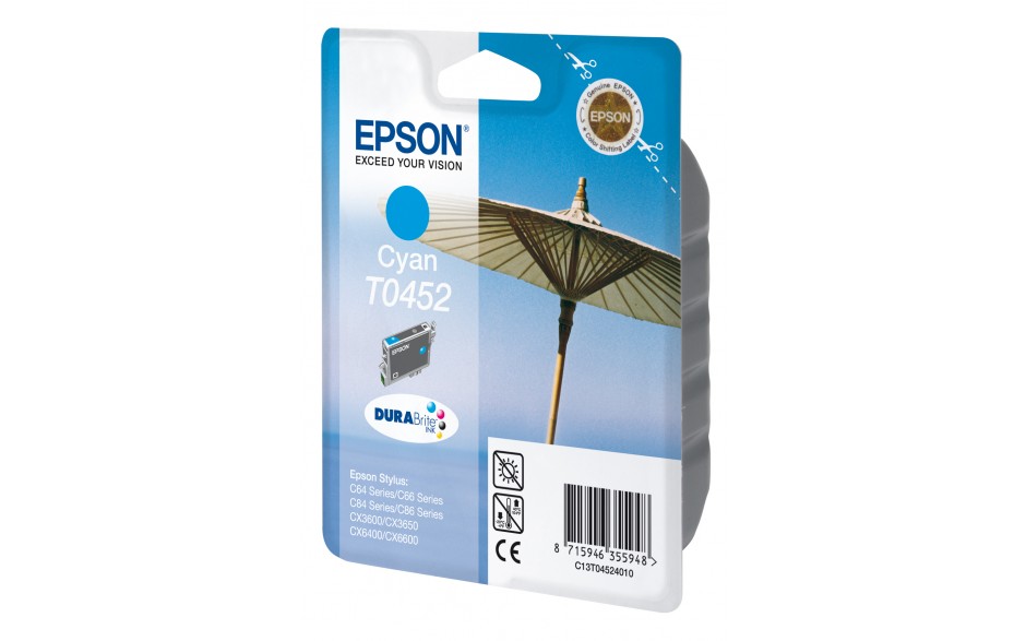 Epson T0452 Parasol Ink CY
