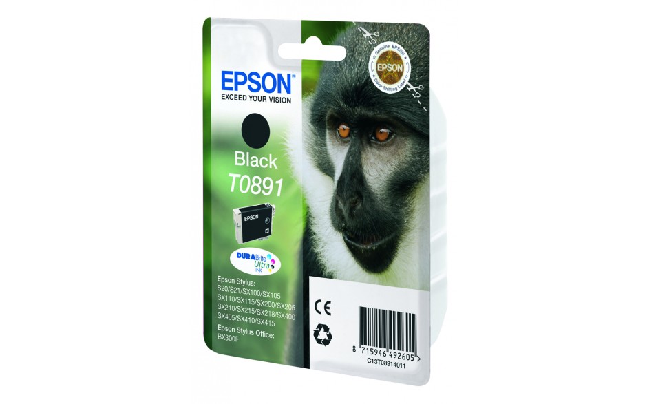 Epson T0891 Monkey ink BK