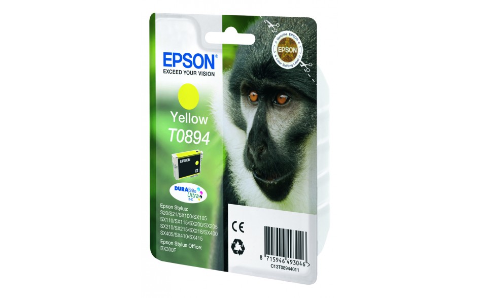 Epson T0894 Monkey ink YE