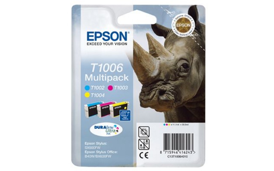 Epson T1006 Rhino ink CMY MP3