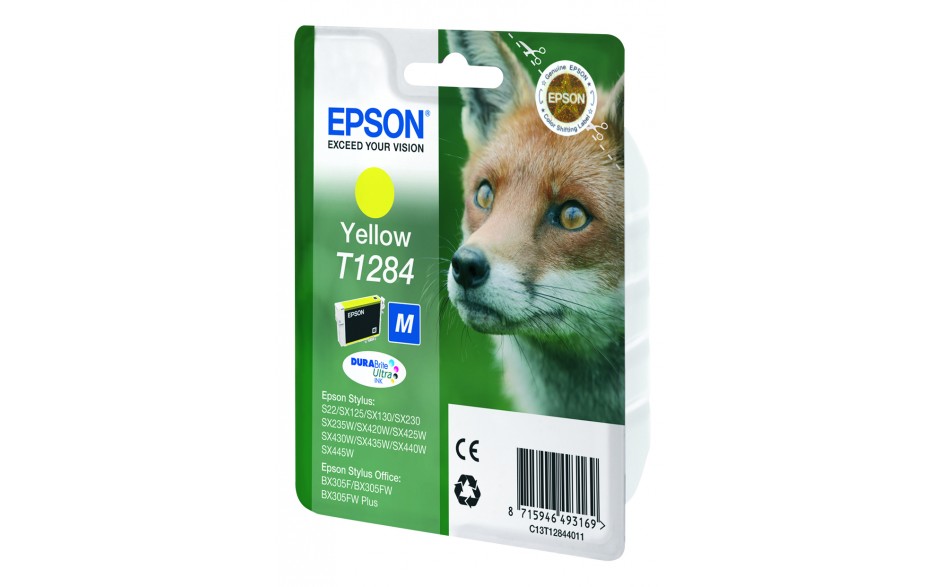 Epson T1284 Fox ink YE