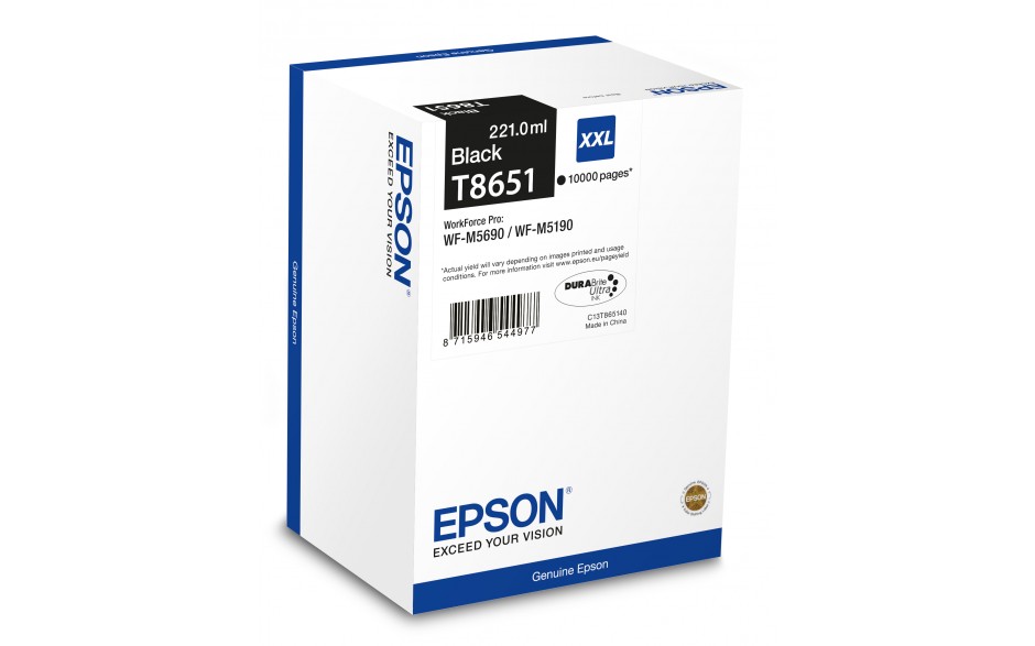 Epson T8651 XXL ink cartr. BK