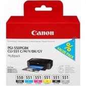 Canon PGI-550/CLI-551 Ink 6 Colours