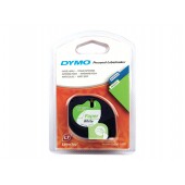 Dymo S0721520 tape 12mm x 4m BK/WH