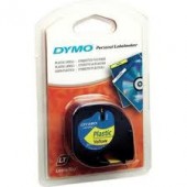 Dymo S0721670 tape 12mm x 4m BK/YE