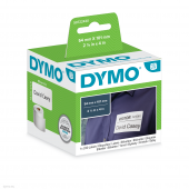 Dymo S0722430 labels 101x54mm BK/WH