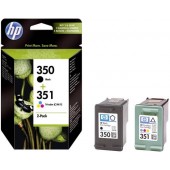 HP 350 ink.crt.BK/3col 2P (SD412EE)
