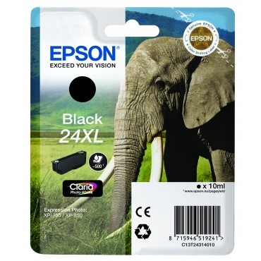 Epson T2431 24XL Elephant Ink BK