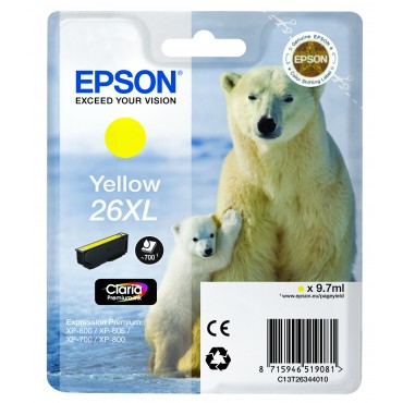 Epson T2634 26XL Polar Bear Ink YE