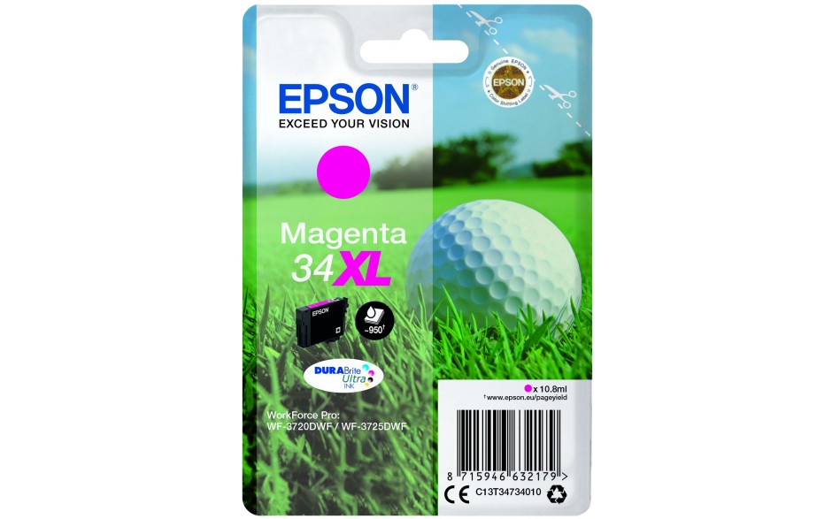 Epson T3473 34XL Golf Ball Ink MA