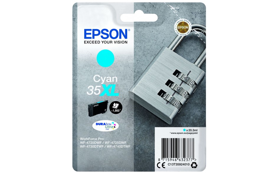 Epson T3592 35XL Padlock Ink CY
