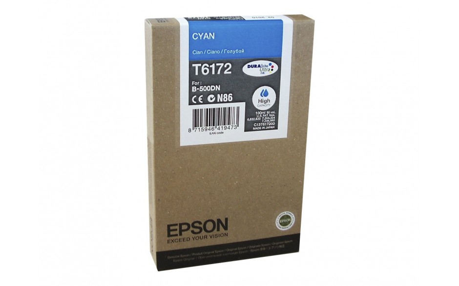 Epson T6172 HC ink cartr. CY