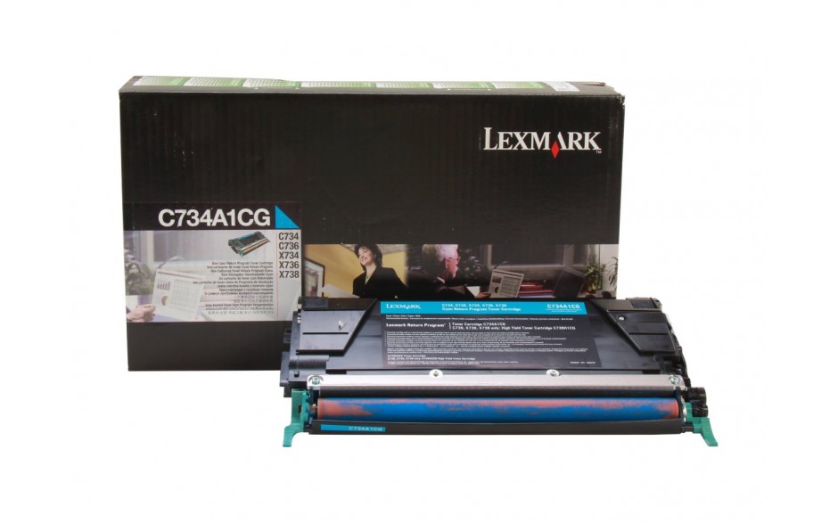 Lexmark C734A1CG Cyan Toner