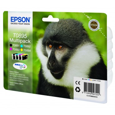 Epson T0895 Monkey ink CMYK MP4