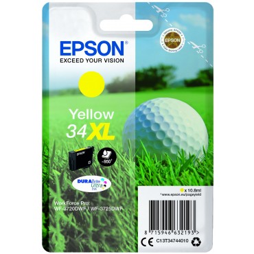 Epson T3474 34XL Golf Ball Ink YE