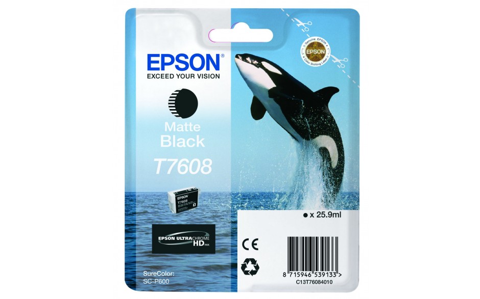 Epson T7608 Killer Whale Ink MBK
