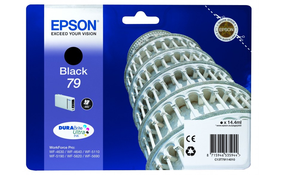 Epson T7911 79 Tower Pisa Ink BK
