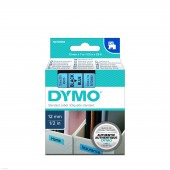Dymo S0720560 D1 tape 12mmx7m BK/BL