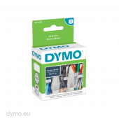 Dymo S0722530 labels 13x25mm BK/WH